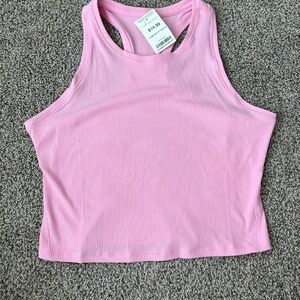 Yogalicious Light Pink Ribbed Tank Top